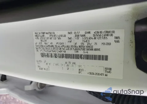 2017 Ford F-250 Xlt from USA, damaged, VIN 1FT7W2B65HEC45918